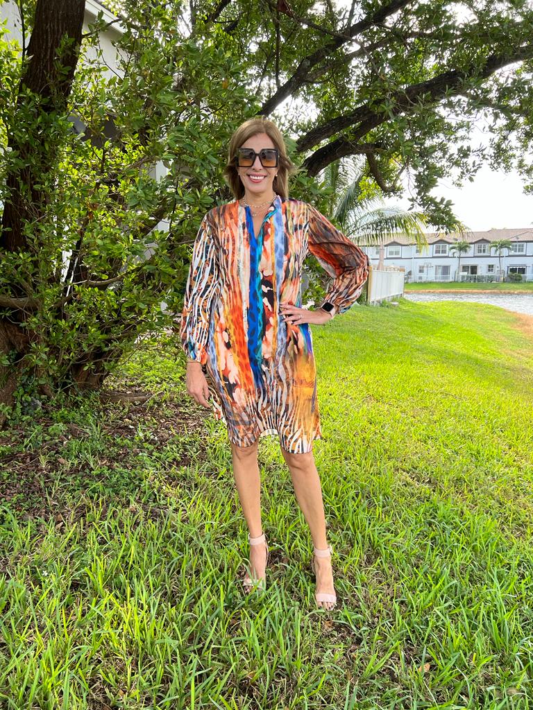 Viscosa Dress Multicolor