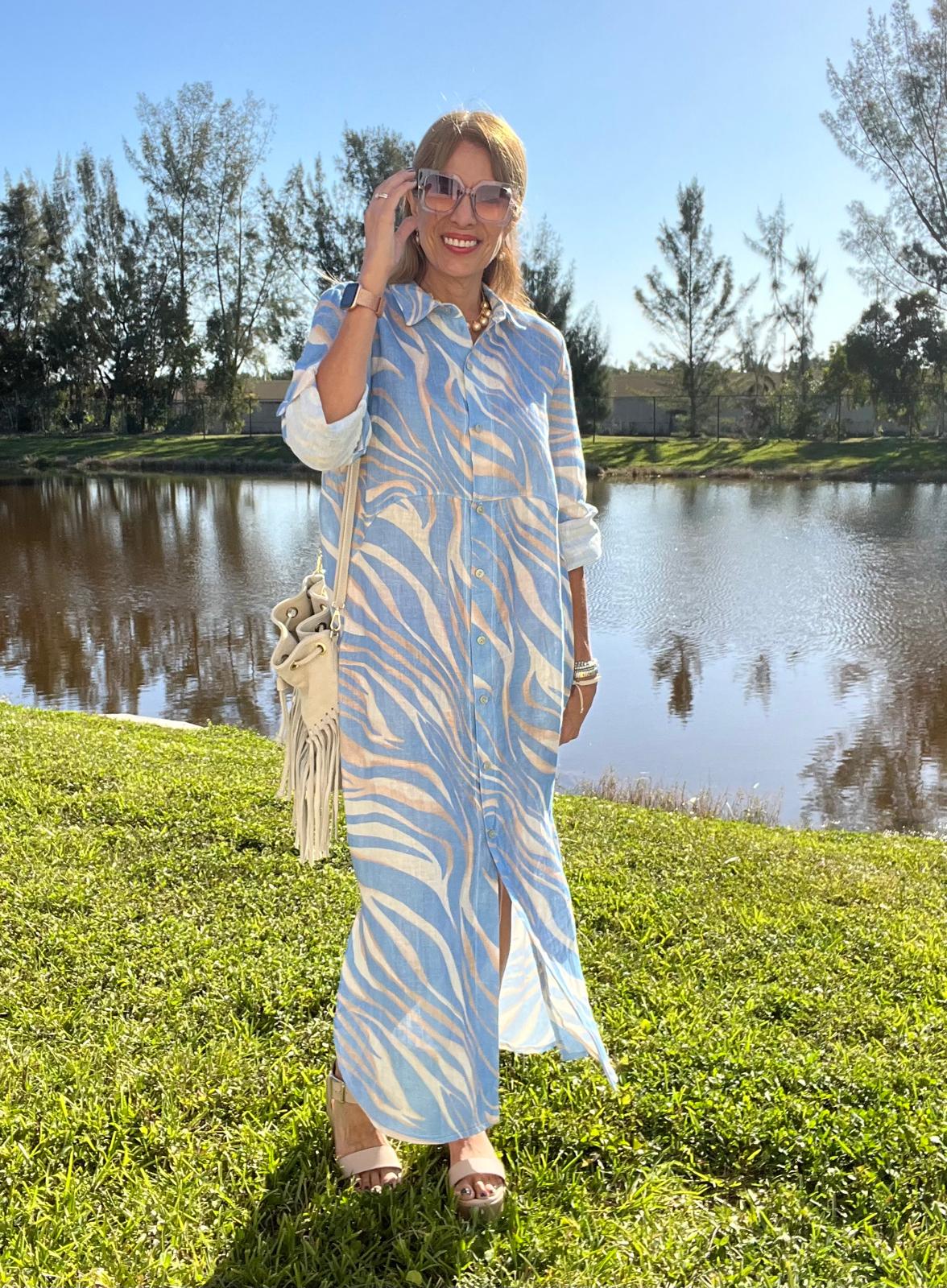 Camisero Lino savageprint