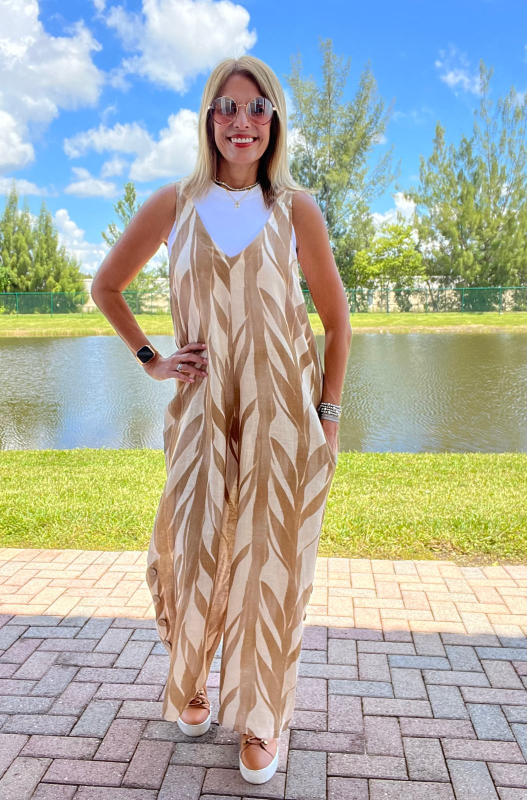 jumpsuit linen