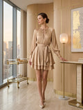 ANDREA SATIN DRESS