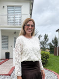 ROSE WHITE BLOUSE