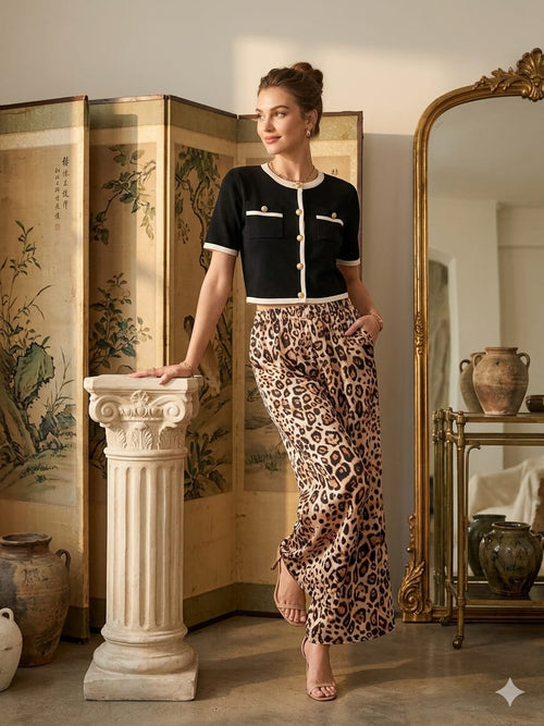 ANIMAL PRINT PANTS